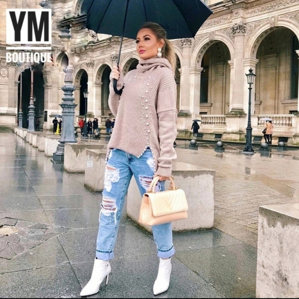 🔥Last 1🔥Beautiful turtleneck sweater - Picture 2 of 4